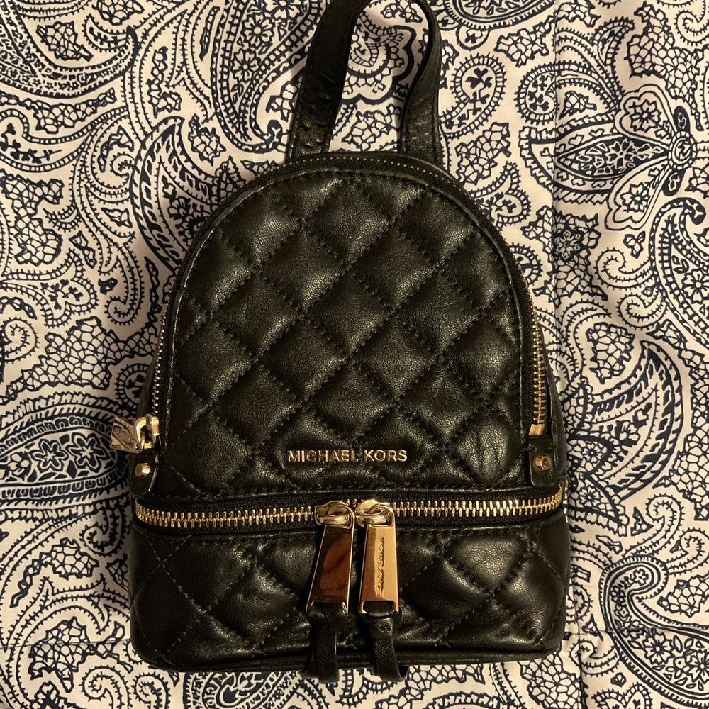 Michael Kors Mini Rhea Backpack - Picture 2 of 5